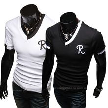 2013 novo macho chineses roupas Fashion Tees, Homens camiset